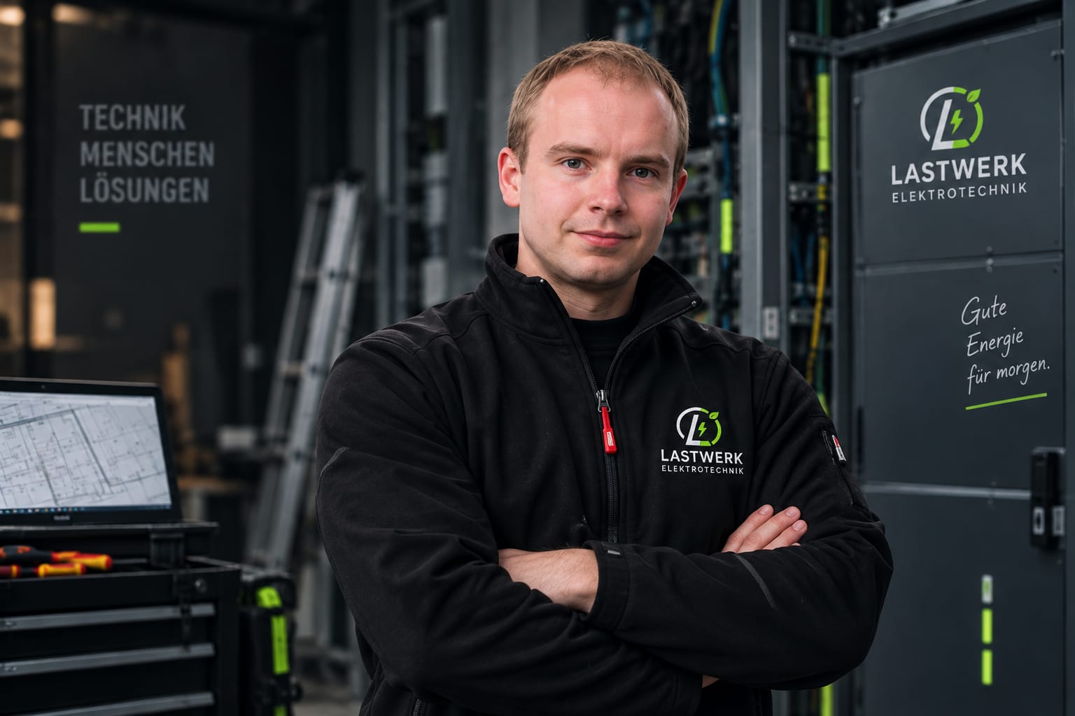 Jonas Thiemann von Lastwerk Elektrotechnik